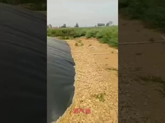 GRI GM13 HDPE 지질막 바이오 가스 연못 라인 1.5mm 2.0mm