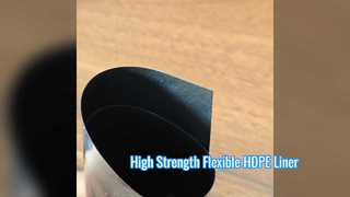 고르지 않은 지반에 대한 HDPE Geomembrane 30MPa 강도