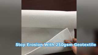 침식 제어를 위한 250gsm UV 저항 토목섬유