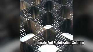 HDPE Geocell 토양 안정화 및 부하 지원 솔루션