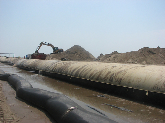 눈물 저항하는 Geotube Geotextile 탈수 관 Geobag Geotubes