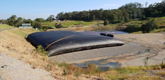 은행 침식 보호 Geotube Geotextile 관 진창 탈수 부대