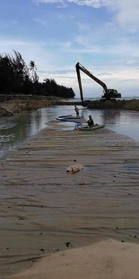 12.6m 모래로 채워진 Cofferdam 재구조 및 토지 재구조를 위한 둘레 해수용 가방