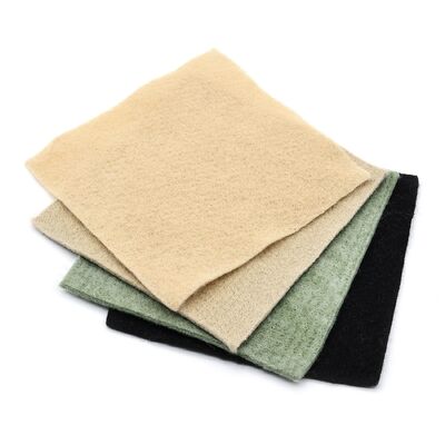 PET/PP 스테이플/단기 섬유 바늘 뚫린 비조직 지오텍스틸 일시 접근 도로 안정화