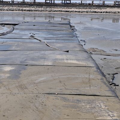 Customized Sludge Drying Geotextile Dewatering Tubes For Municipal Wastewater Treatment Plant