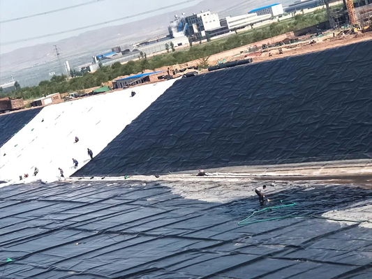 인공 호수 건설을 위한 UV 보호 검정 HDPE 지오멤브레인 라이너