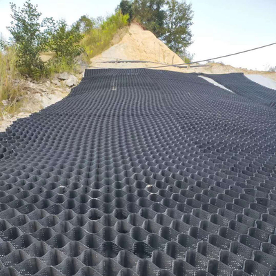 ASTM 규격 HDPE 지오셀 50 밀리미터 높이 벌집형 자갈 그리드