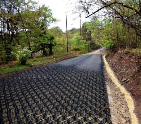 차도 HDPE 지오셀 접지 그리드 포장기계 토양 안정화 지오셀 옹벽