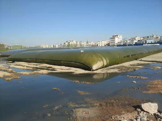 Excellent Chemical Resistance Geotextile Dewatering Tubes Sandfilled Cofferdam Reclamation Land Reclamation Circumference 126m 157m