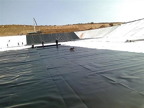 0.1-3.0mm 두께 지오 엠브란, 수직 압력 저항 ≥ 1.0Mpa