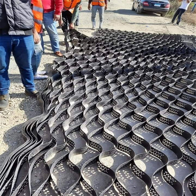 플라스틱 안정화 HDPE 지오셀 차도 지오셀 반대 디포밍
